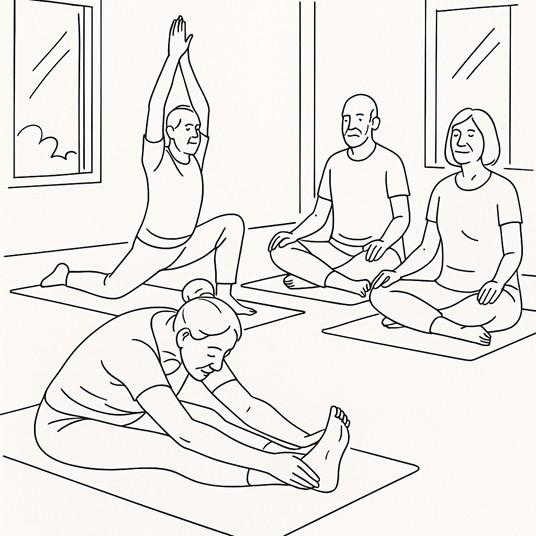 Yin yoga for seniorer